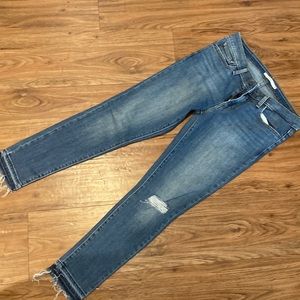 Skinny jean , 28size , 35 length acid wash blue , stretchable